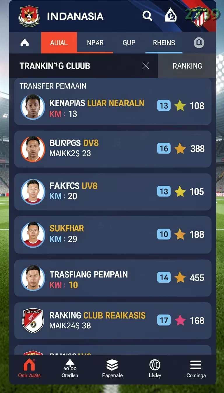 Cuplikan layar SIA777 — pengaturan akun