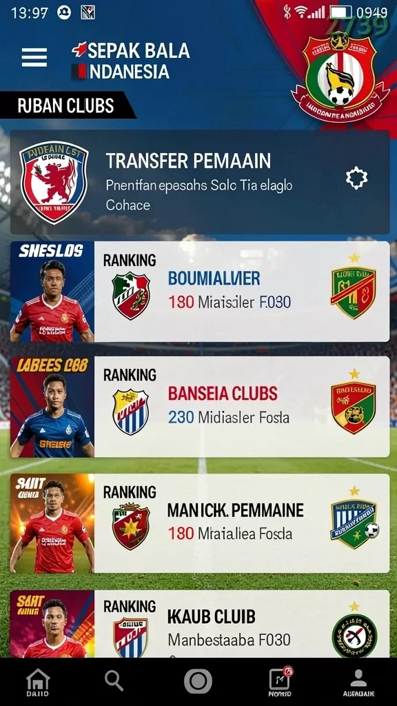 Cuplikan layar SIA777 — halaman utama